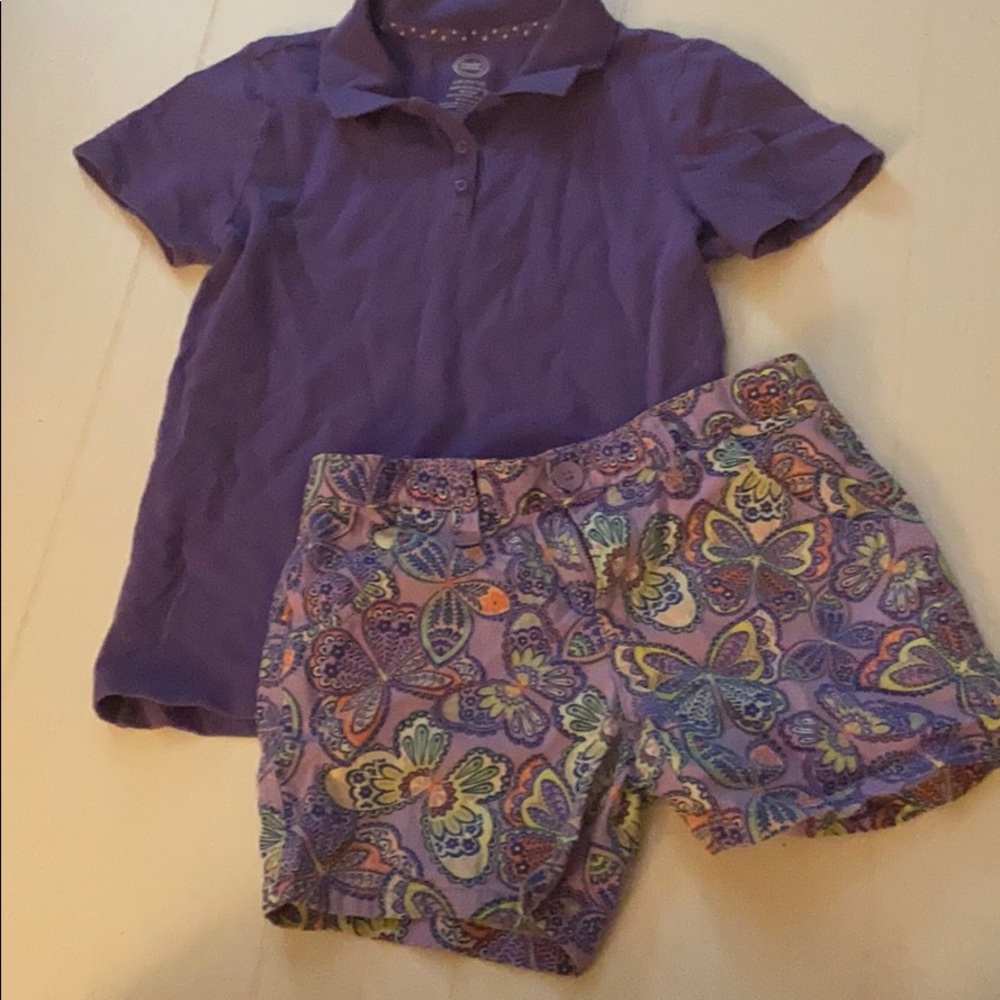 Polo with shorts